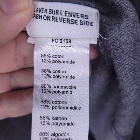 Lacoste Sweater Dress 36 Small Gray Tunic - Picture 10 of 10